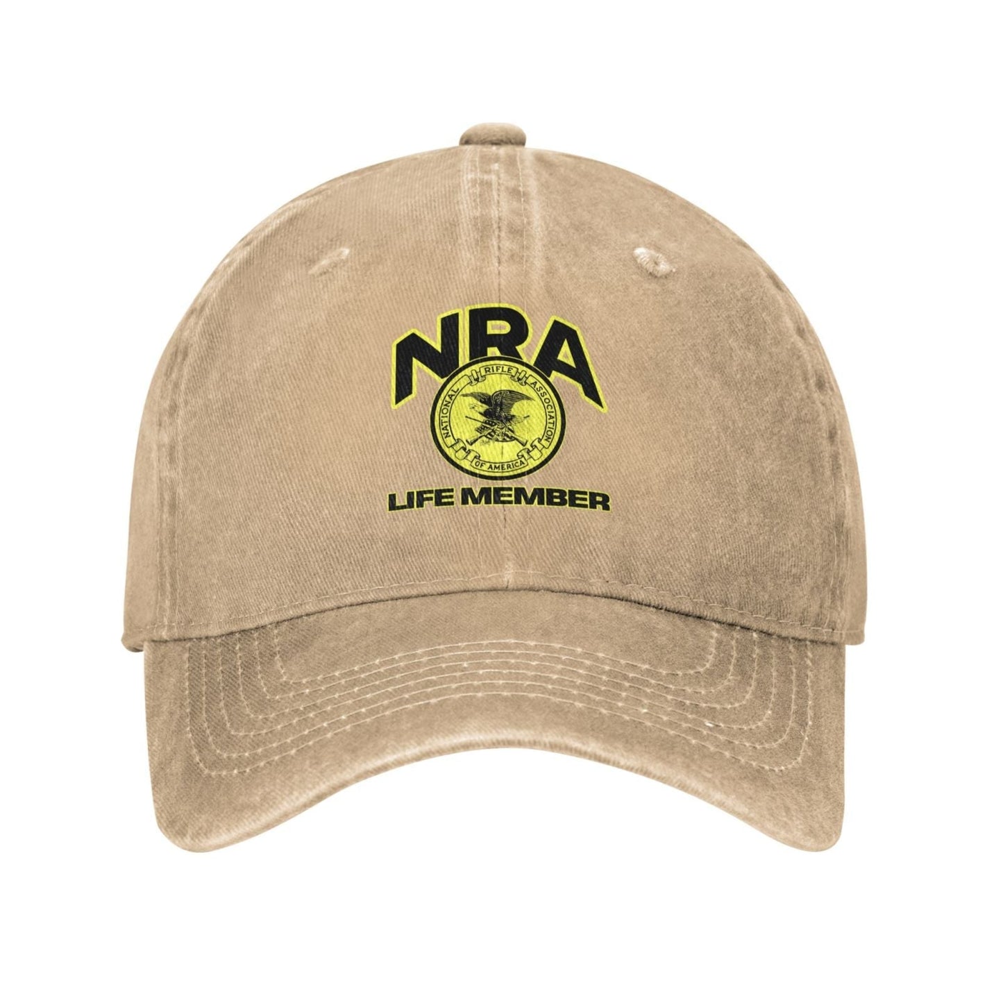 NRA LIFE MEMBER Printed unisex baseball cap adjustable cap outdoor casual cap truck driver cap