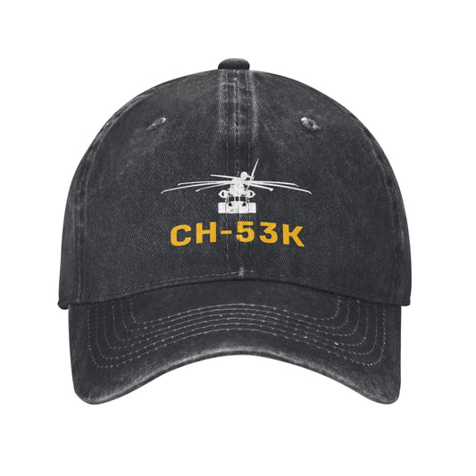CH-53K Printing unisex baseball cap adjustable hats Outdoor leisure hat veteran gift