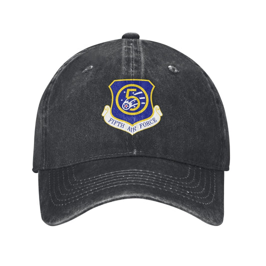 Fifth Air Force-Emblem Printed unisex baseball cap adjustable cap veteran gift