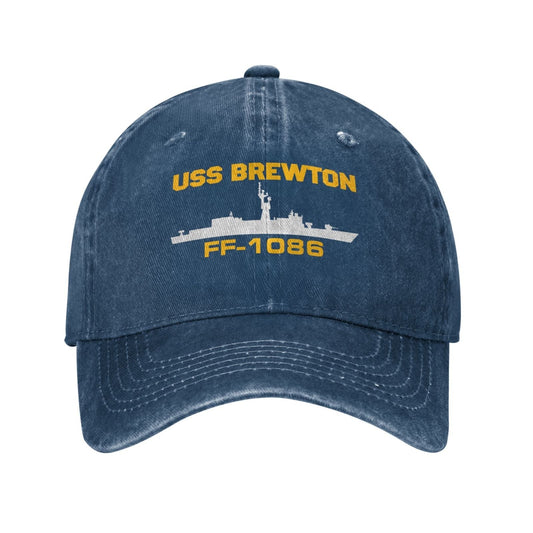 USS Brewton (FF-1086) Printed unisex baseball cap adjustable cap veteran gift