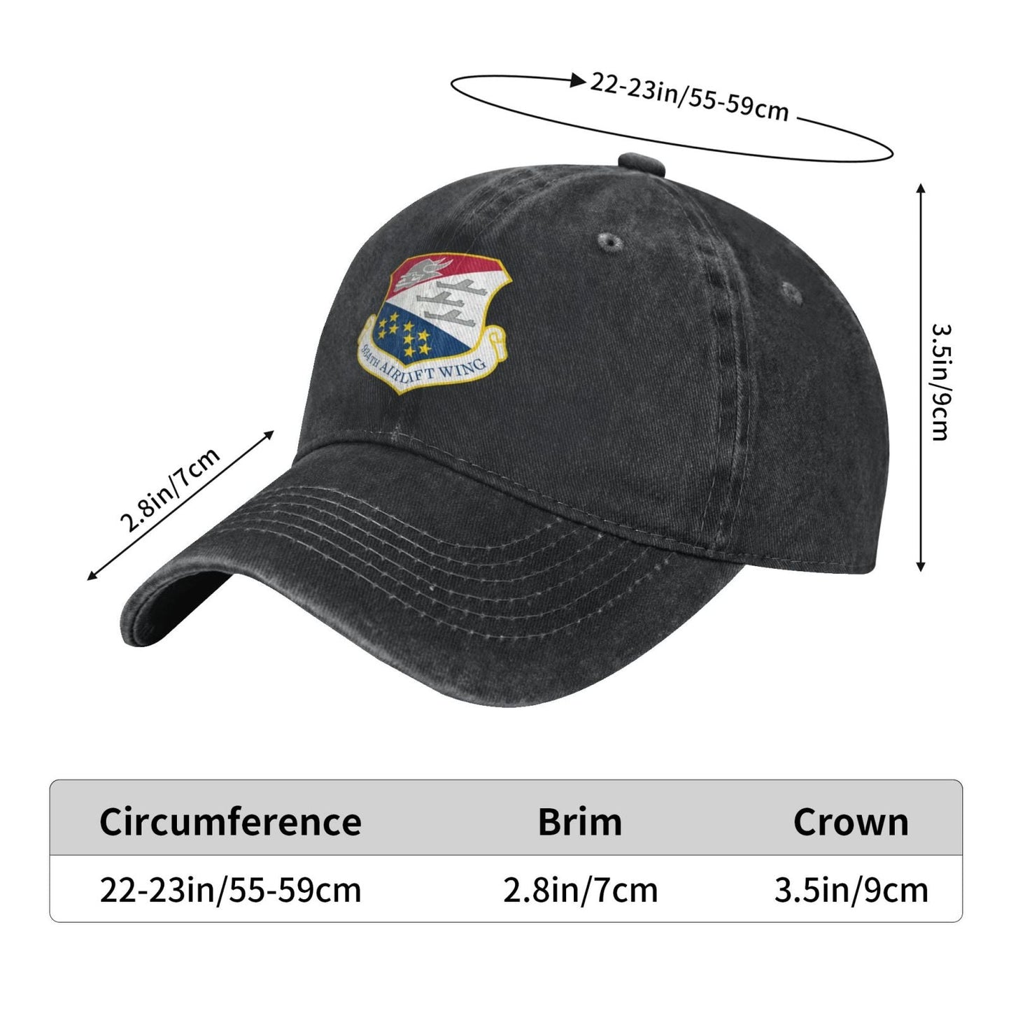 934th Airlift Wing Printing unisex baseball cap adjustable cap veteran gift