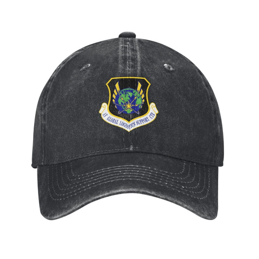USAF-Global Logistical Support Center Printed unisex baseball cap adjustable cap veteran gift