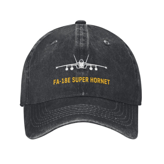 FA-18E Super Hornet Printing unisex baseball cap adjustable hats Outdoor leisure hat veteran gift