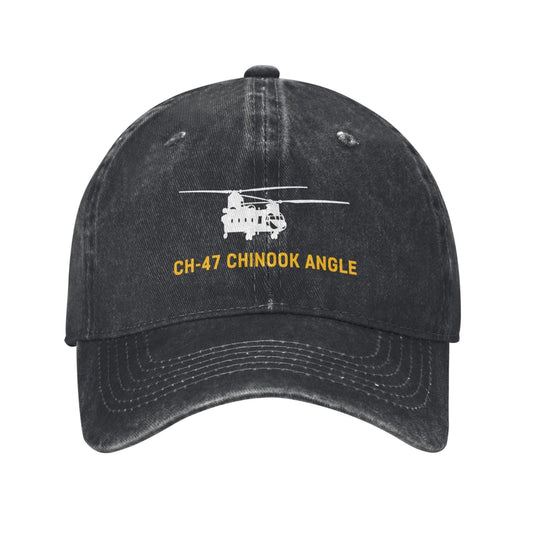 CH-47 Chinook Angle Printing unisex baseball cap adjustable hats Outdoor leisure hat veteran gift