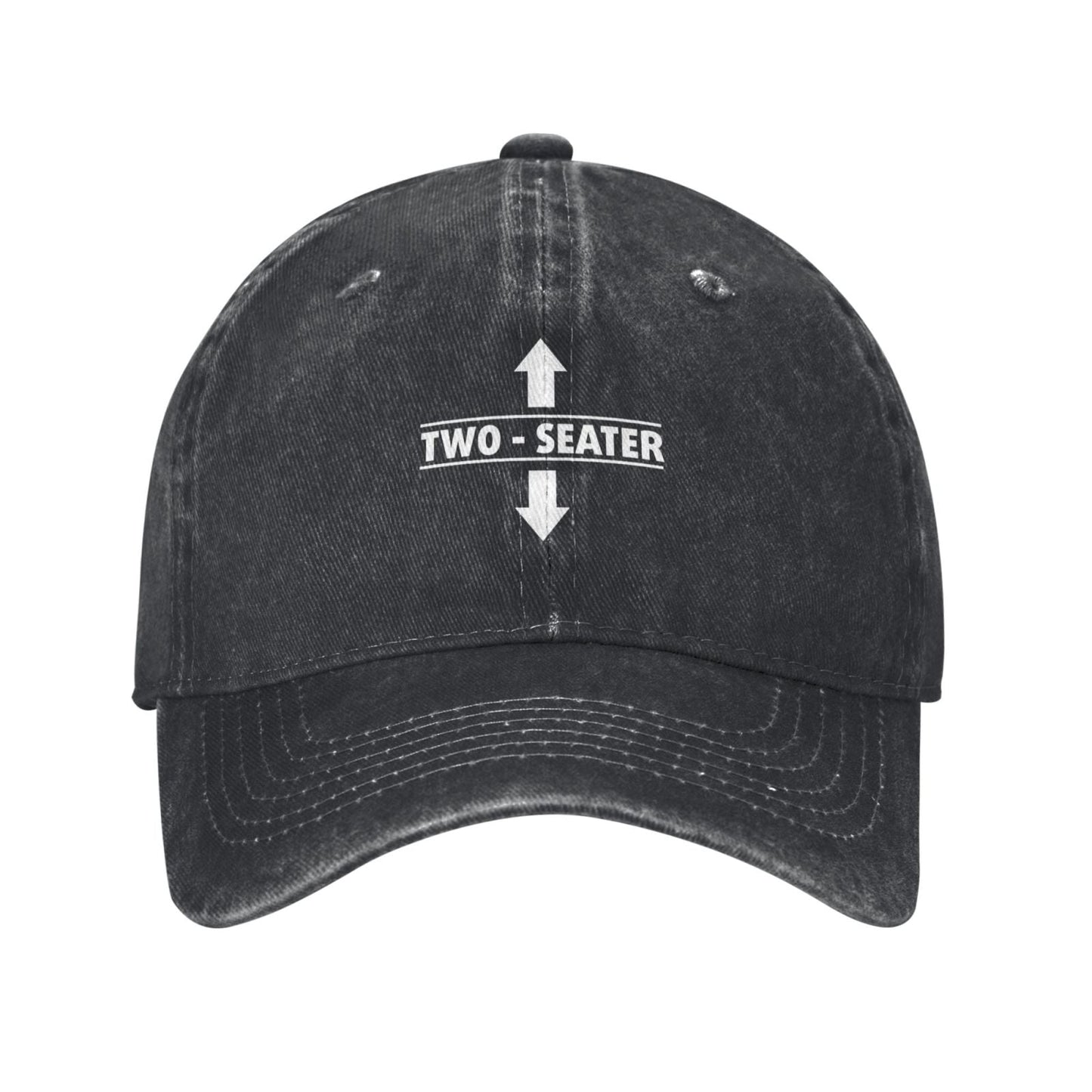 Two Seater Arrows Funny College Humor Printed unisex baseball cap adjustable cap outdoor sunshade trucker hat