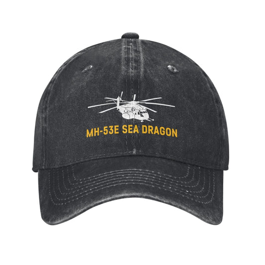 MH-53E Sea Dragon Printing unisex baseball cap adjustable hats Outdoor leisure hat veteran gift