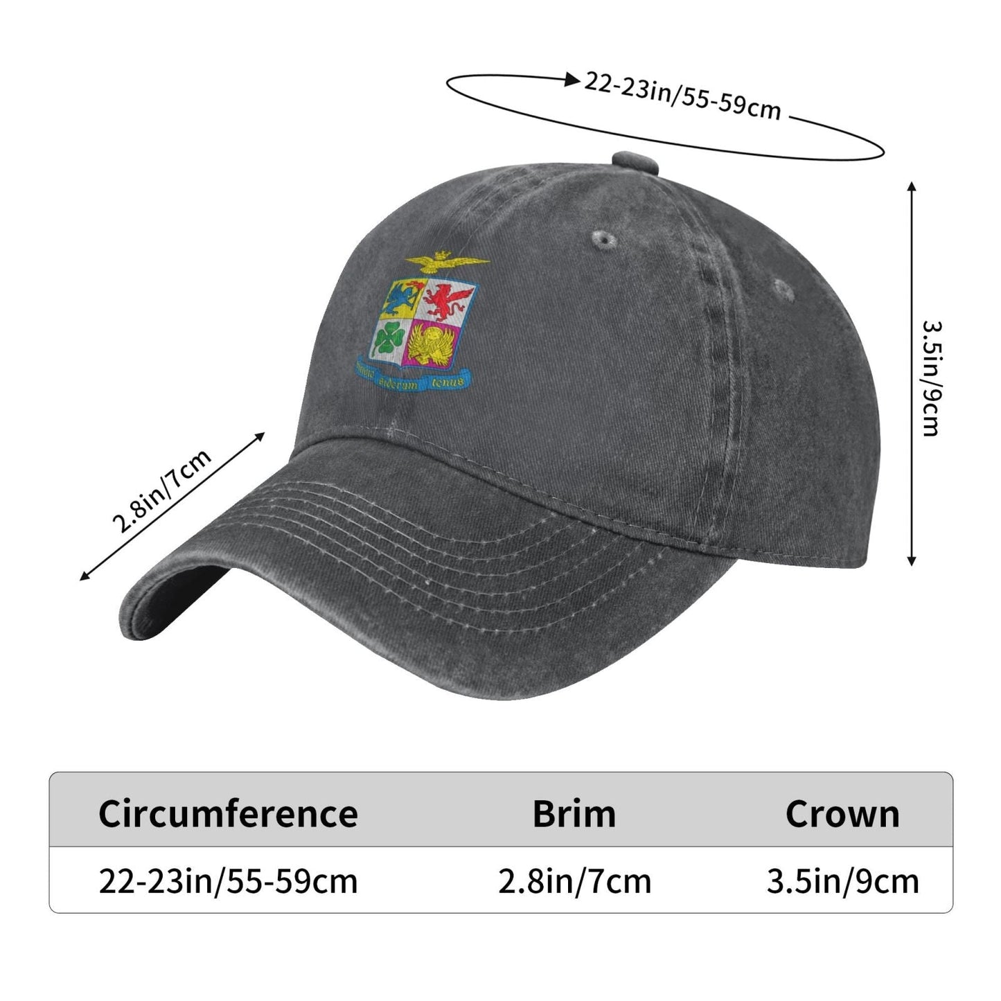 Coat Of Arms Of The Italian Air Force Printing unisex baseball cap adjustable cap veteran gift
