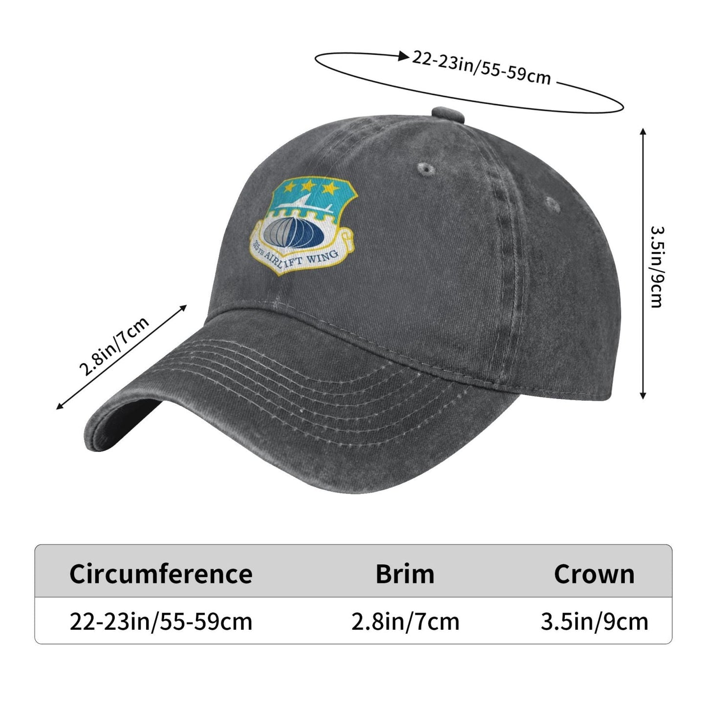 315th Airlift Wing Printing unisex baseball cap adjustable cap veteran gift