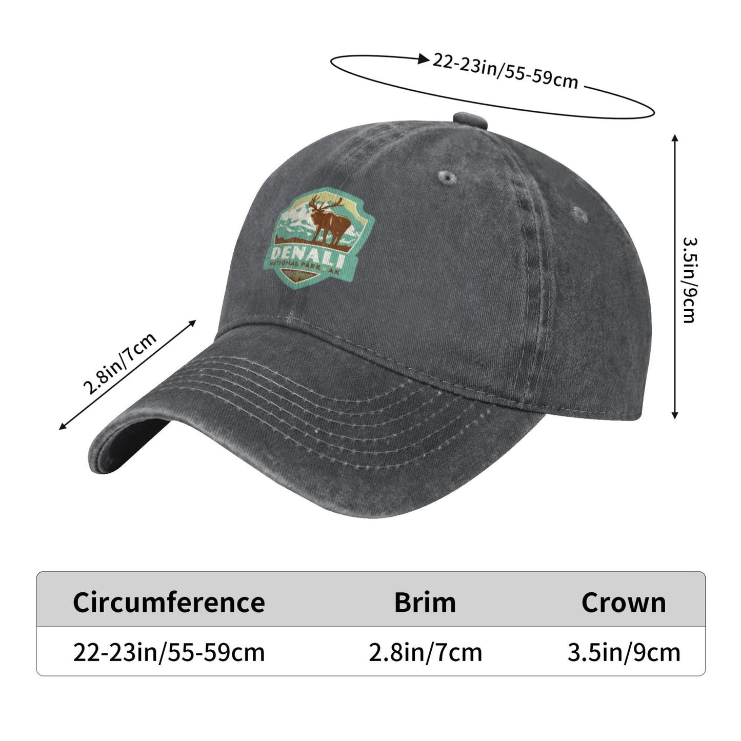 Denali National Park Printing unisex baseball cap adjustable hats veteran gift
