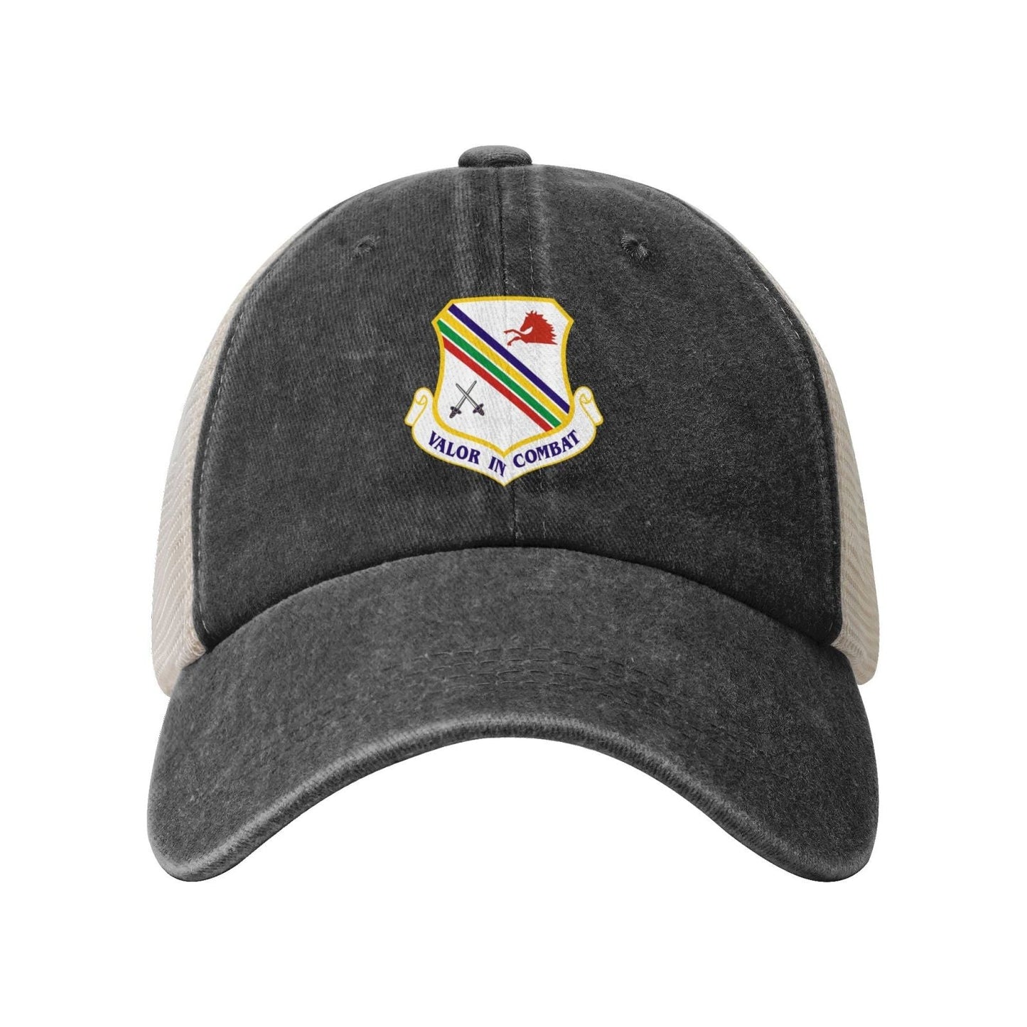 354th Fighter Wing Printed unisex baseball cap adjustable grid baseball cap veteran gift