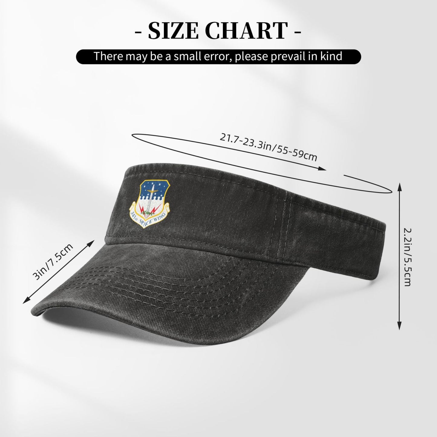 341st Space Wing Printing adjustable Empty Top Baseball Sun Cap unisex outdoor sport hat veterans gift