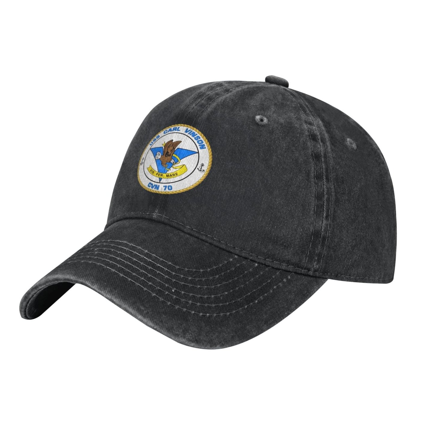 USS Carl Vinson CVN-70 Printed unisex baseball cap adjustable cap veteran gift