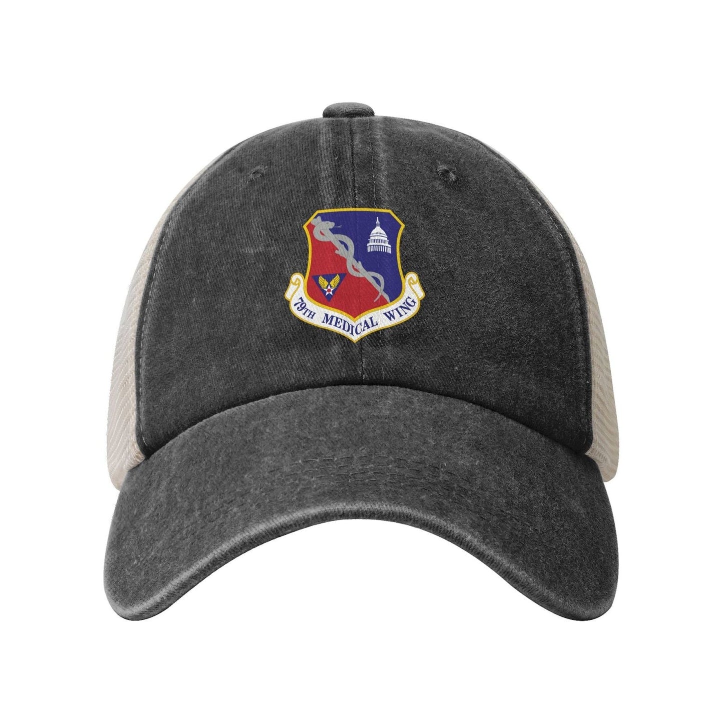 79th Medical Wing Printed unisex baseball cap adjustable grid baseball cap veteran gift