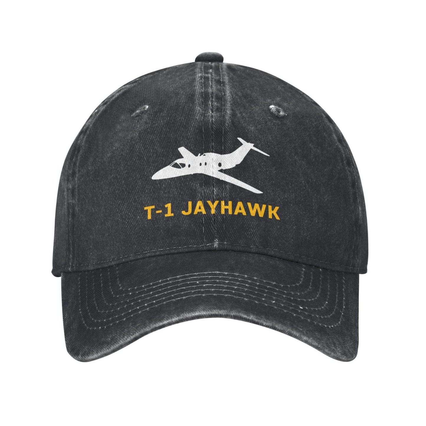 T-1 Jayhawk Printing unisex baseball cap adjustable hats Outdoor leisure hat veteran gift