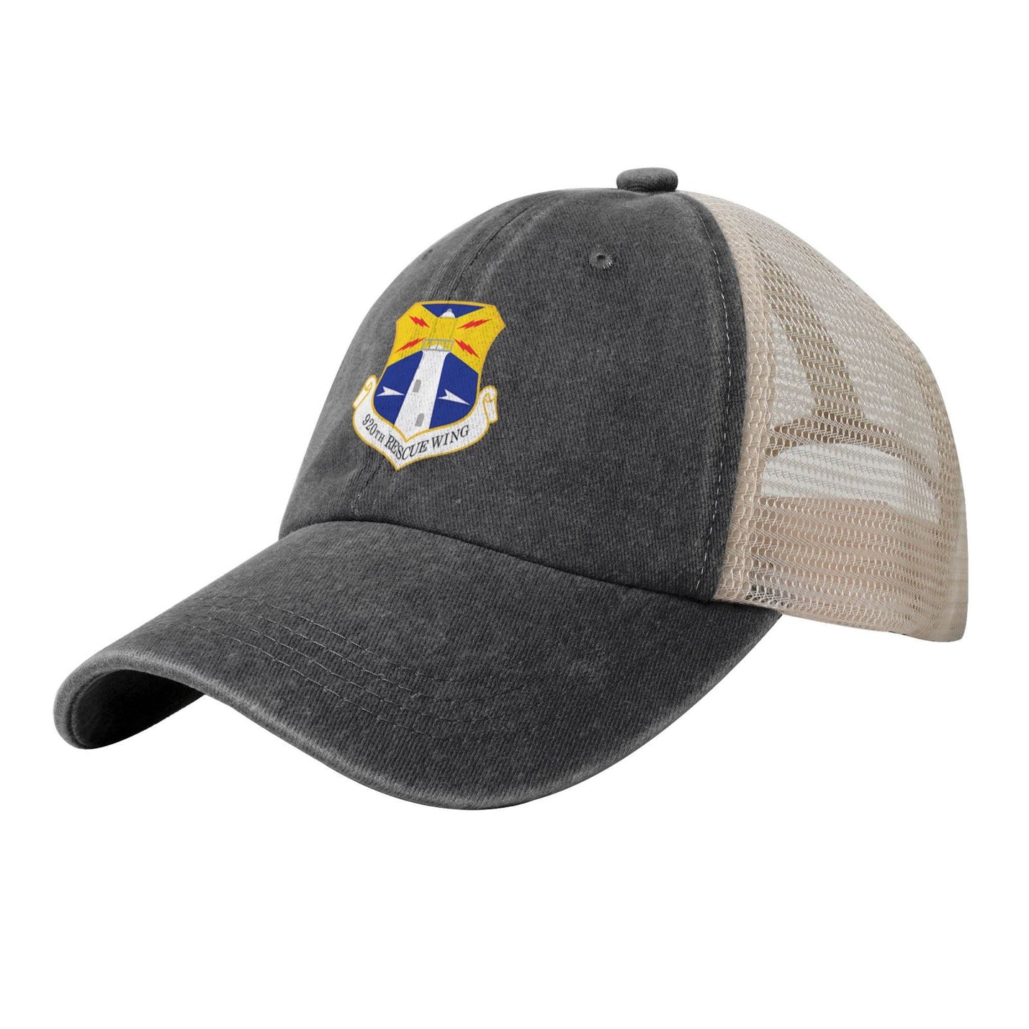 920th Rescue Wing Printed unisex baseball cap adjustable grid baseball cap veteran gift