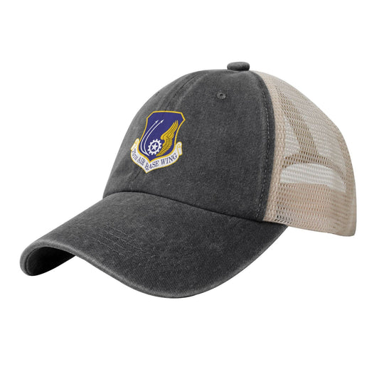 75th Air Base Wing Printed unisex baseball cap adjustable grid baseball cap veteran gift
