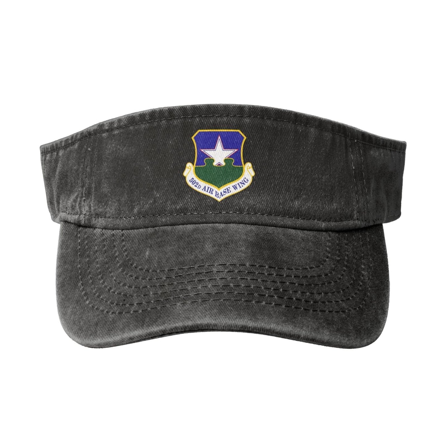 USAF-502d Air Base Wing Printing adjustable Empty Top Baseball Sun Cap unisex outdoor sport hat veterans gift