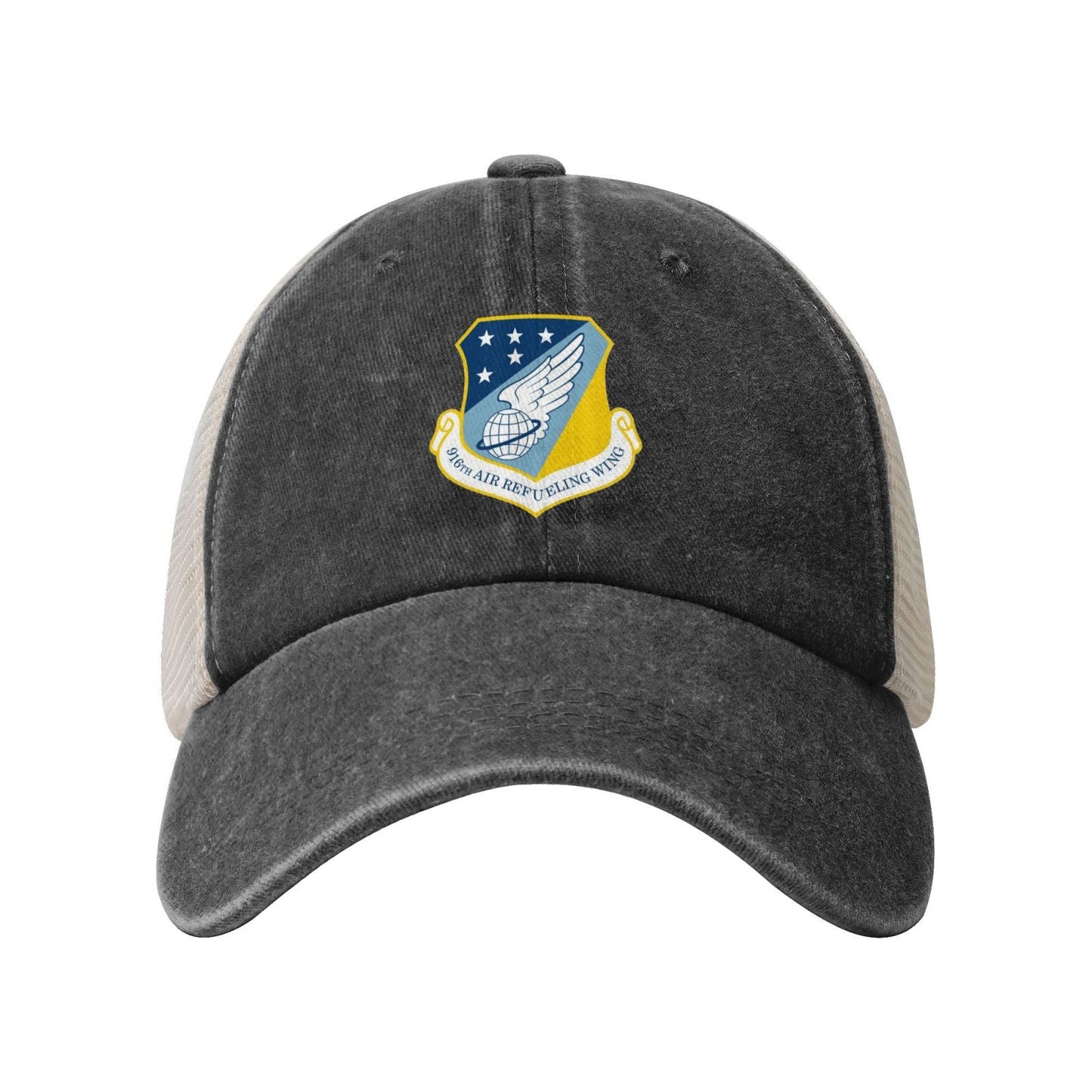 916th Air Refueling Wing Printed unisex baseball cap adjustable grid baseball cap veteran gift
