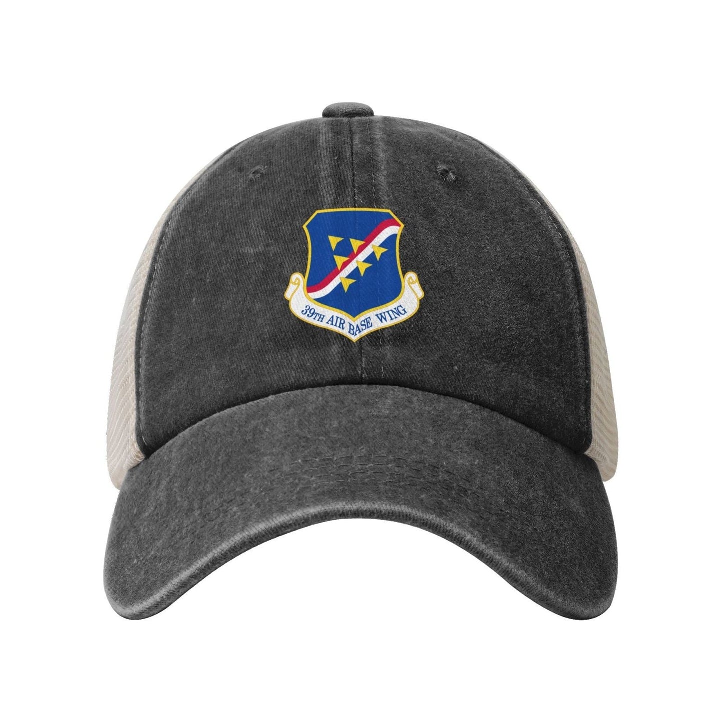 39th Air Base Wing Printed unisex baseball cap adjustable grid baseball cap veteran gift