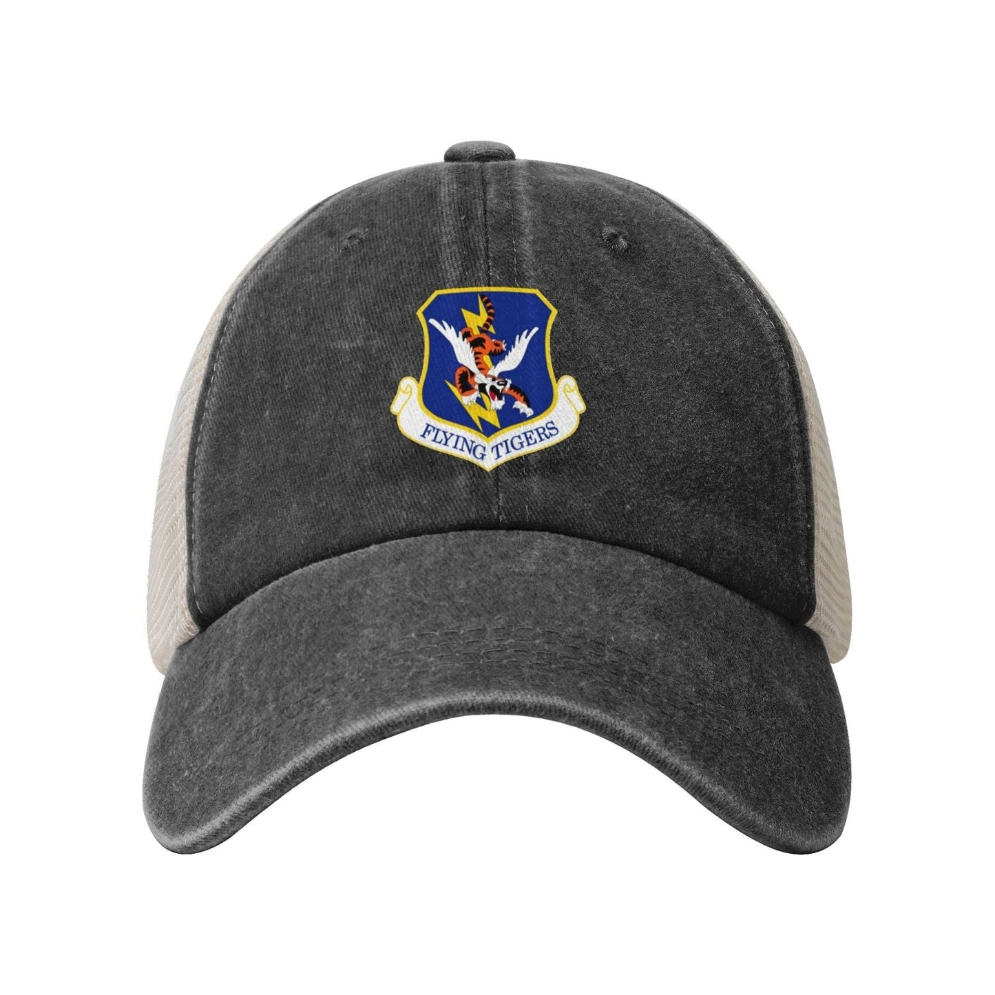 23d Wing Printed unisex baseball cap adjustable grid baseball cap veteran gift