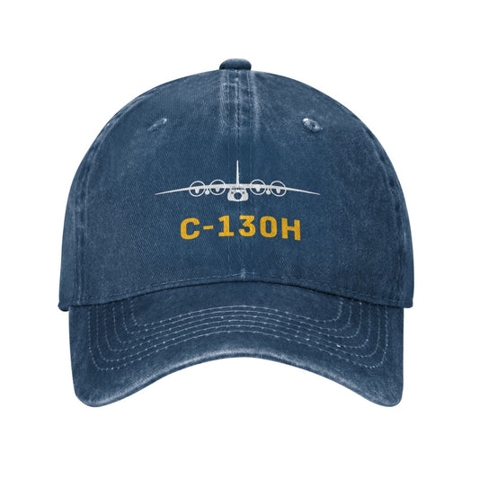 C-130H Printed unisex baseball cap adjustable cap outdoor sunshade trucker hat