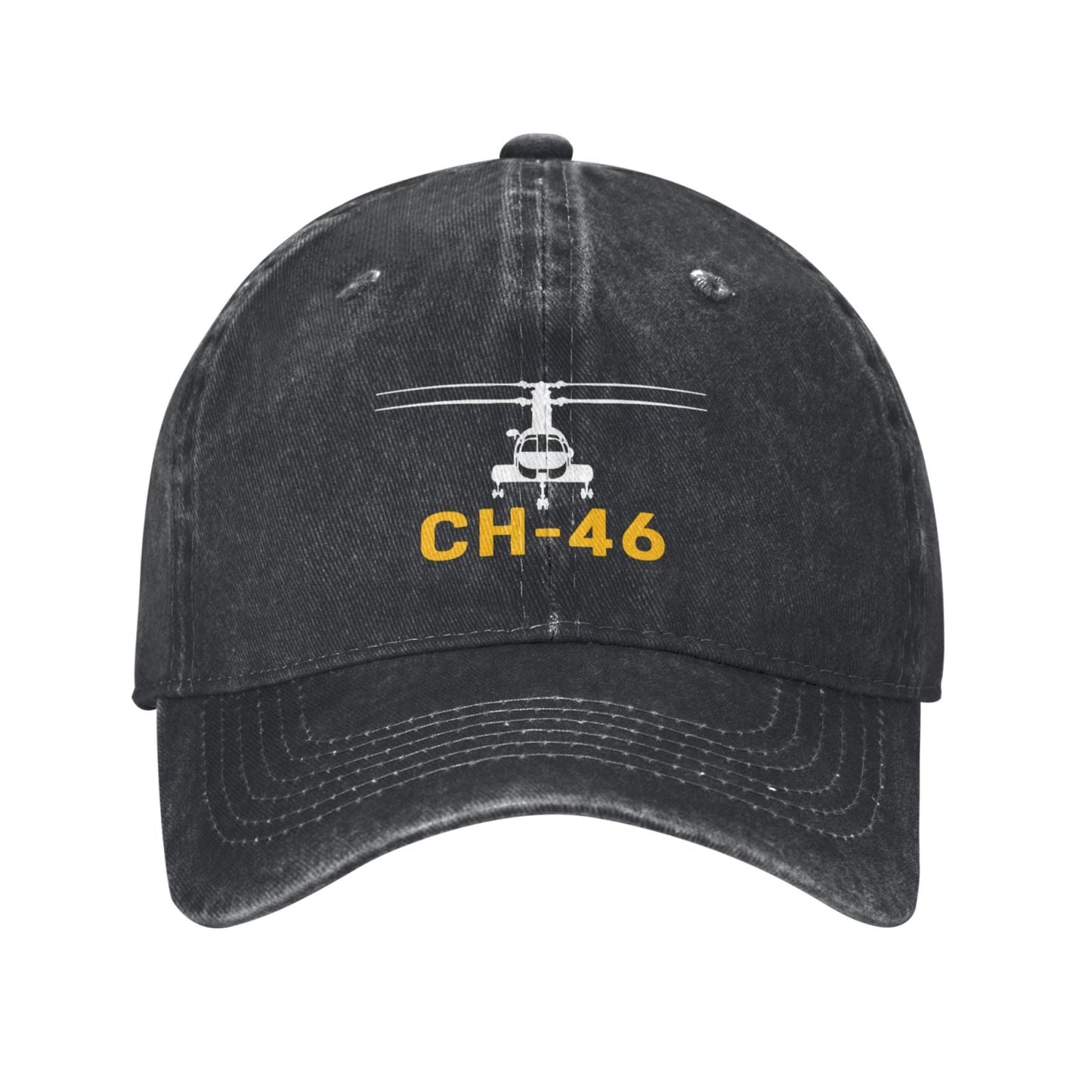 CH-46 Printing unisex baseball cap adjustable hats Outdoor leisure hat veteran gift