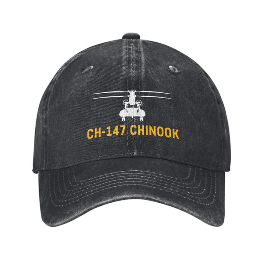 CH-147 Chinook Printing unisex baseball cap adjustable hats Outdoor leisure hat veteran gift