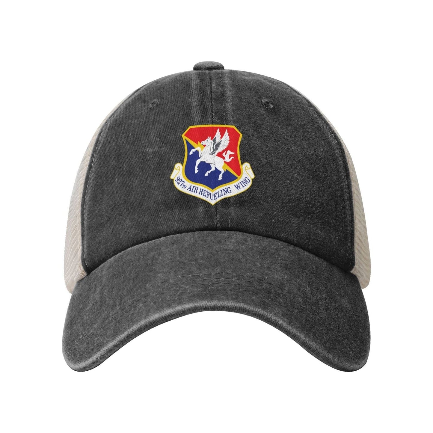 927th Air Refueling Wing Printed unisex baseball cap adjustable grid baseball cap veteran gift