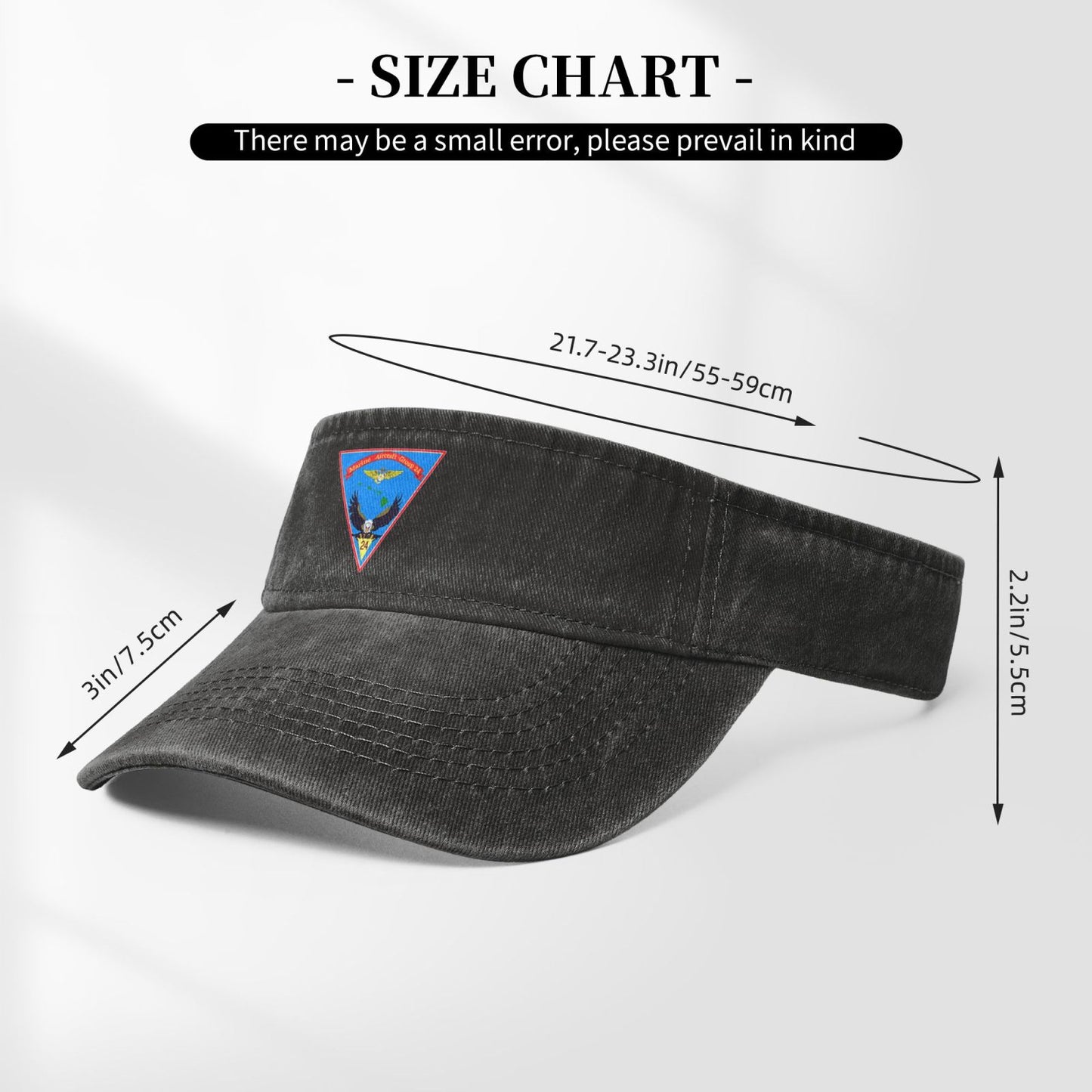 Mag24 Insignia Printing adjustable Empty Top Baseball Sun Cap unisex outdoor sport hat veterans gift