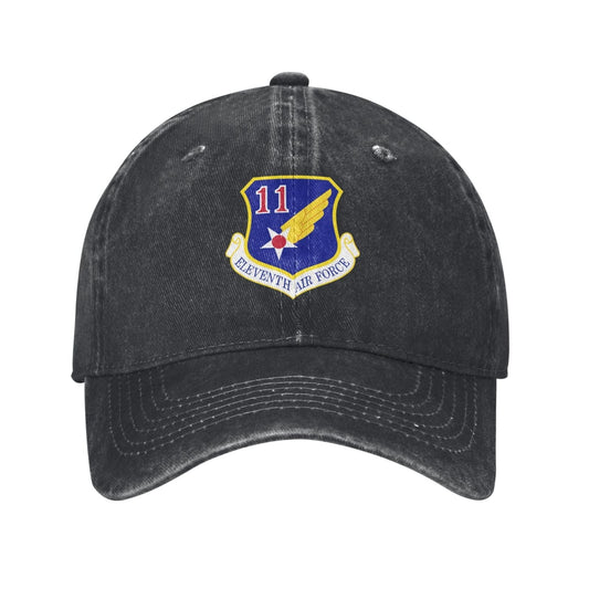 Eleventh Air Force-Emblem Printed unisex baseball cap adjustable cap veteran gift