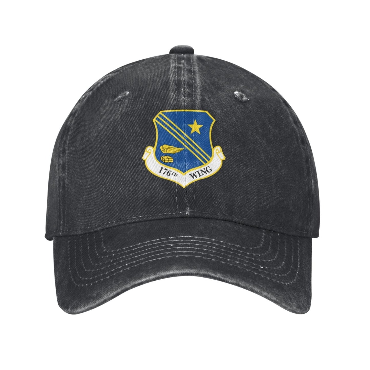 176th Wing Insignia Printed unisex baseball cap adjustable cap veteran gift