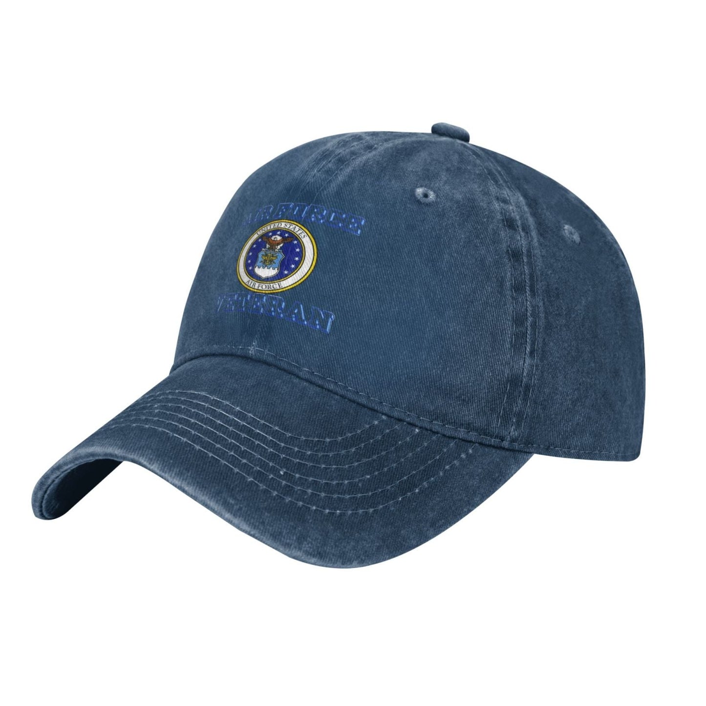 US Air Force Veteran With Usaf Seal 2 Printing unisex baseball cap adjustable hats veteran gift