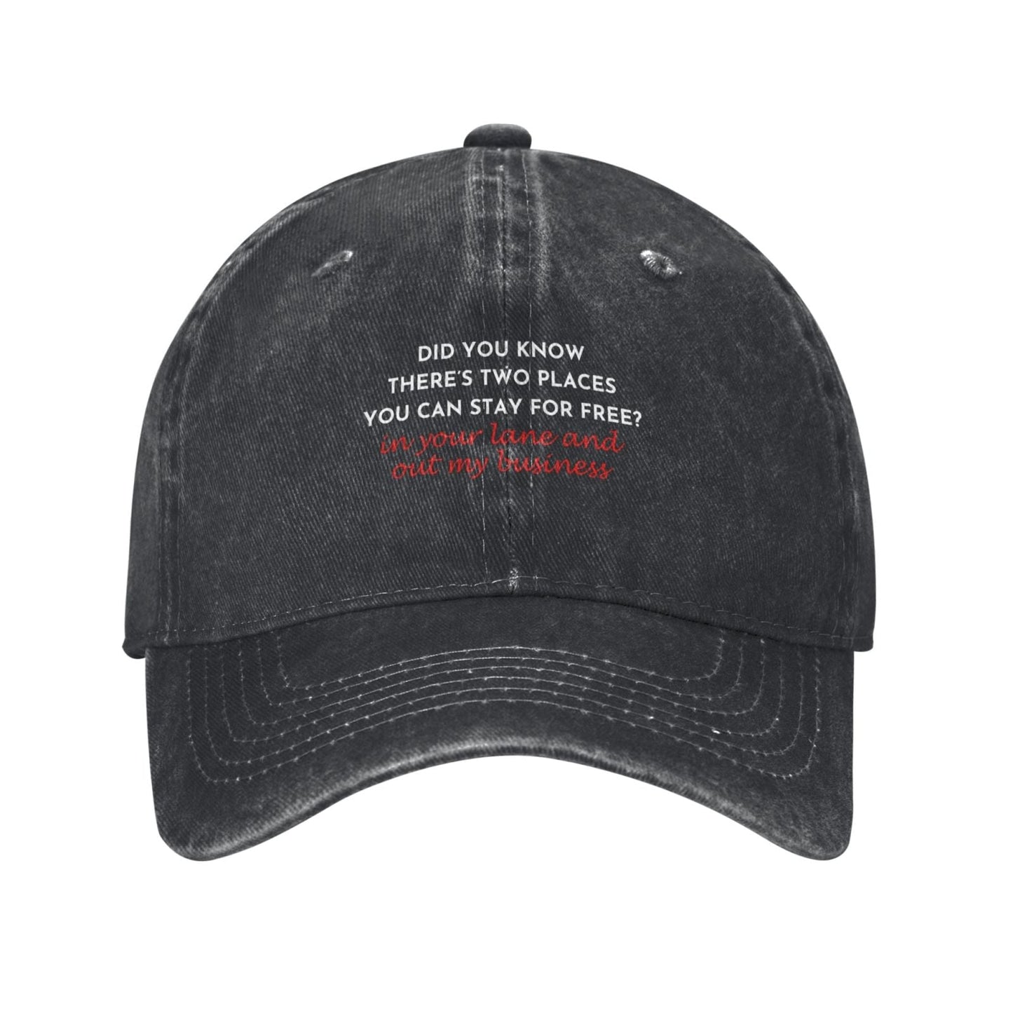 Stay Out Of My Business Quote Funny Humor Printed unisex baseball cap adjustable cap outdoor sunshade trucker hat