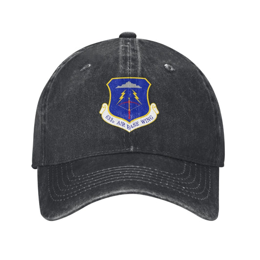 633d Air Base Wing Printing unisex baseball cap adjustable cap veteran gift
