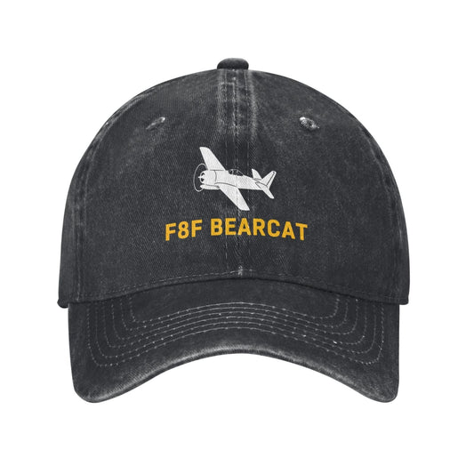 F8F Bearcat Printing unisex baseball cap adjustable hats Outdoor leisure hat veteran gift
