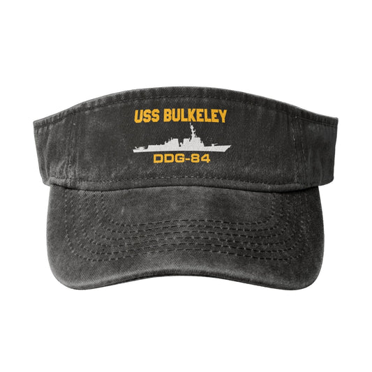 USS Bulkeley (DDG-84) Printed adjustable Empty Top Baseball Sun Cap unisex outdoor sports hat veterans gift