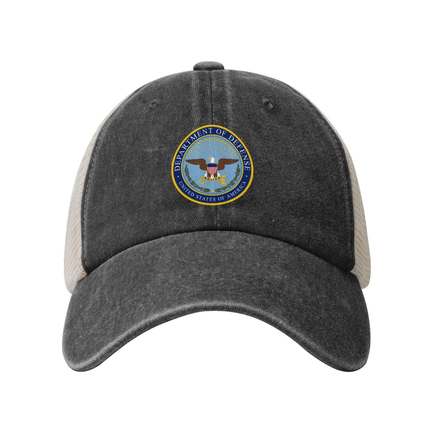 Seal Of The United States Department Of Defense Printed unisex baseball cap adjustable grid baseball cap veteran gift