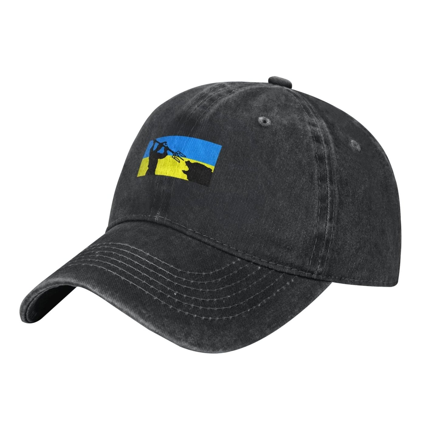 Trident Ukraine Warrior Stand With Ukrainian Printed unisex baseball cap adjustable cap outdoor sunshade trucker hat