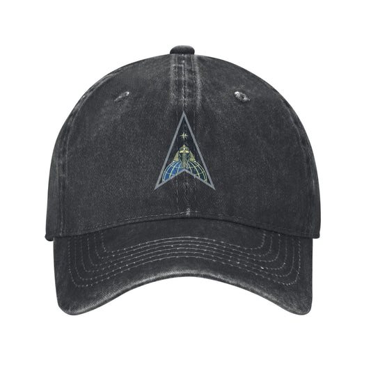 Space Delta 18 Emblem Printing unisex baseball cap adjustable cap veteran gift