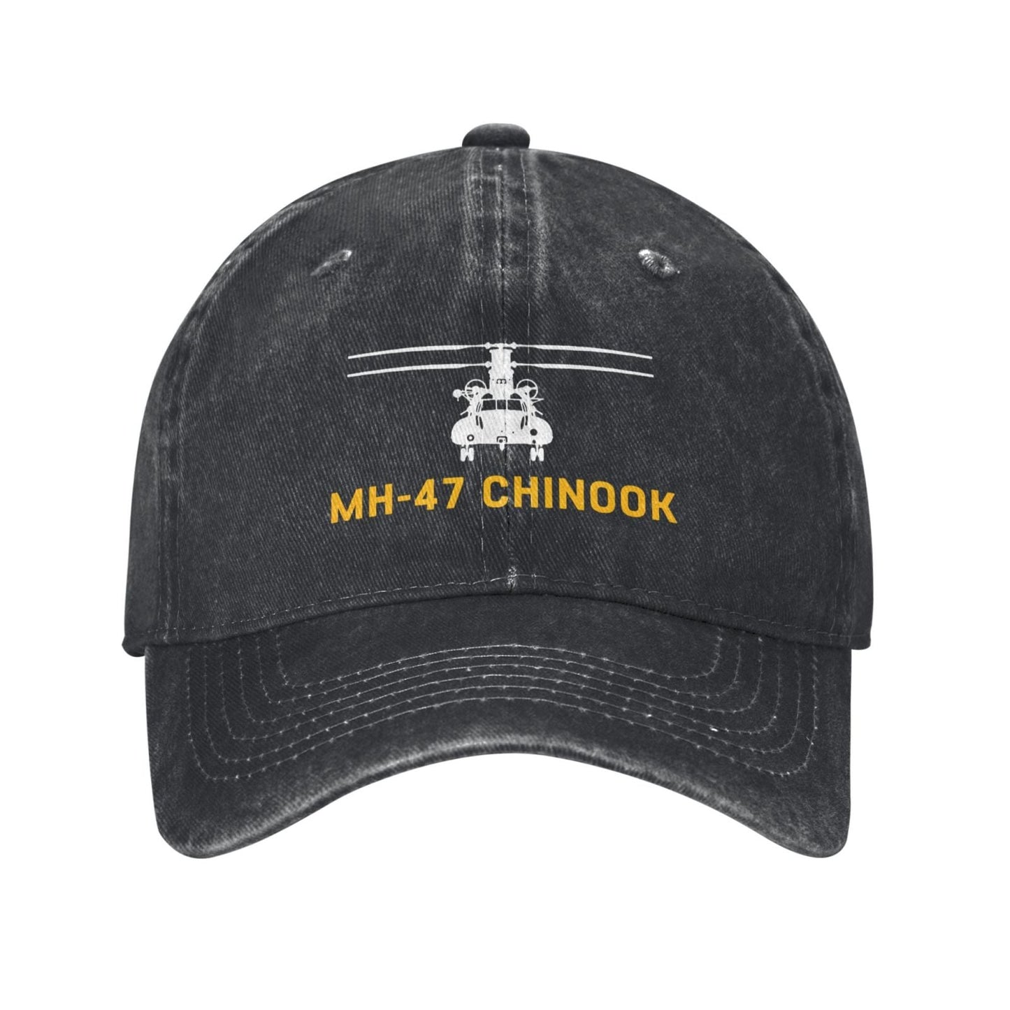 MH-47 Chinook Printing unisex baseball cap adjustable hats Outdoor leisure hat veteran gift