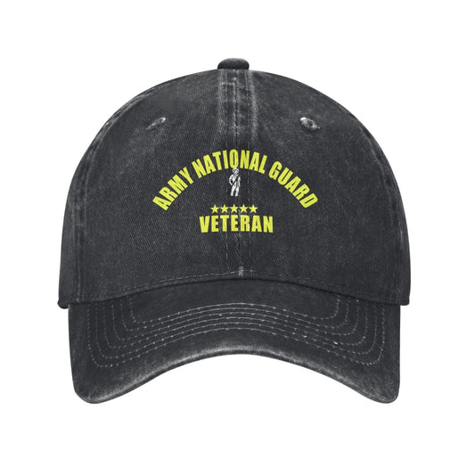 ARMY NATIONAL GUARD VETERAN Printed unisex baseball cap adjustable cap outdoor sunshade trucker hat
