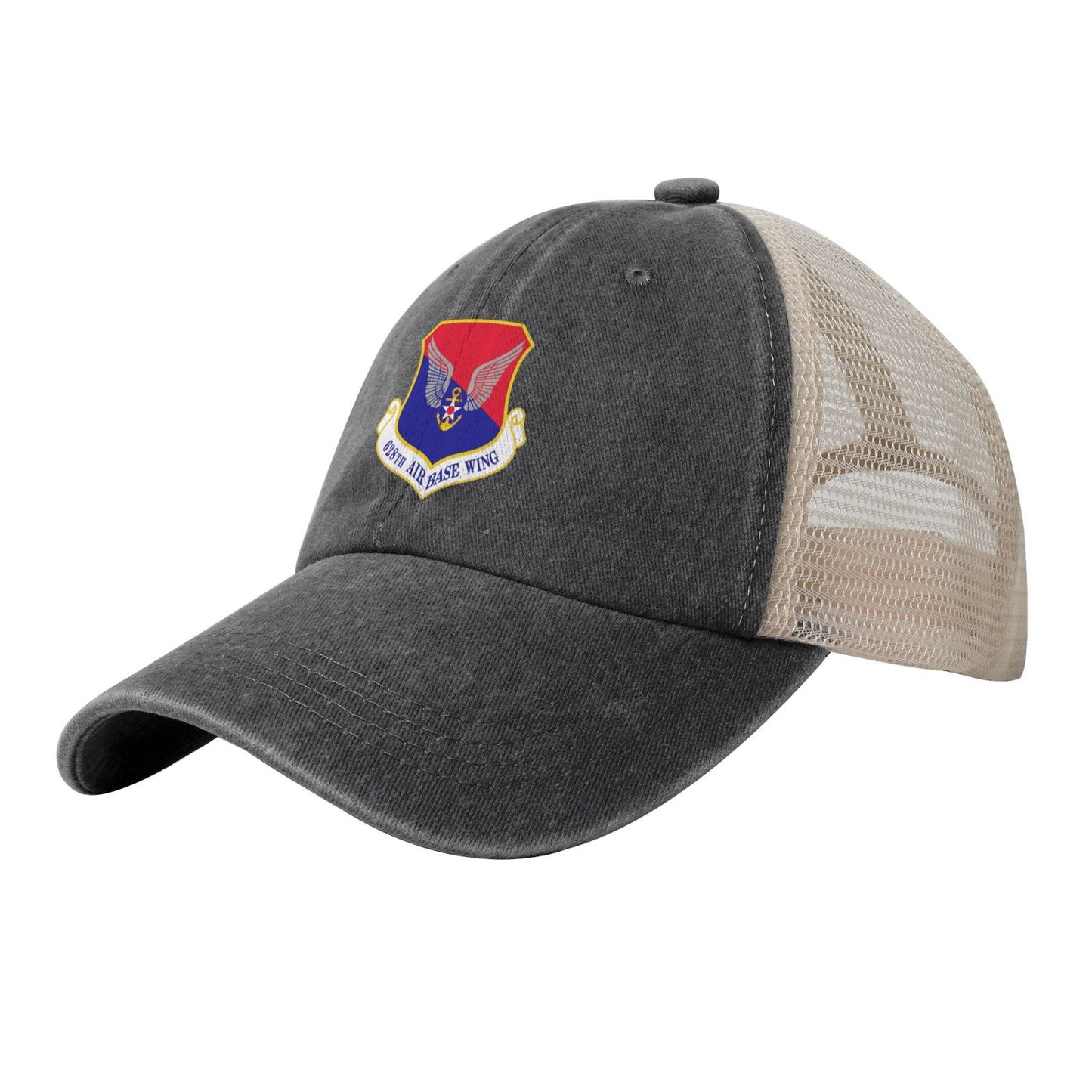 628th Air Base Wing-Emblem Printed unisex baseball cap adjustable grid baseball cap veteran gift