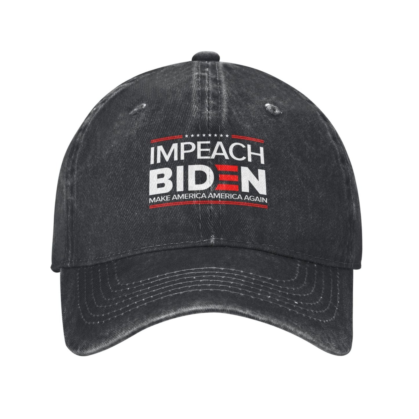 Joe Biden Funny Humor IMPEACH BIDE N Printed unisex baseball cap adjustable cap outdoor sunshade trucker hat
