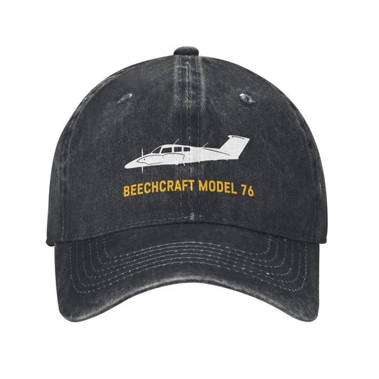 Beechcraft Model 76 (2) Printing unisex baseball cap adjustable hats Outdoor leisure hat veteran gift