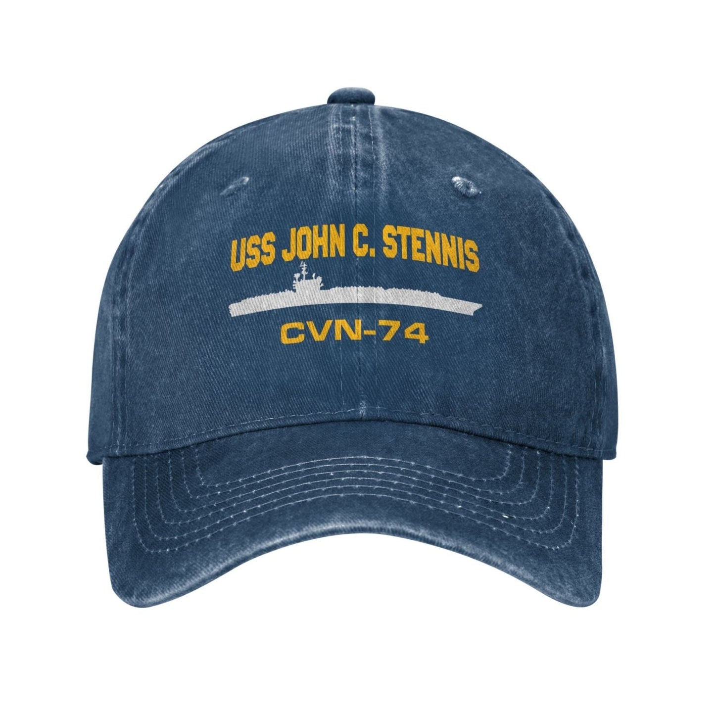 USS John C. Stennis (CVN-74) Printed unisex baseball cap adjustable cap veteran gift