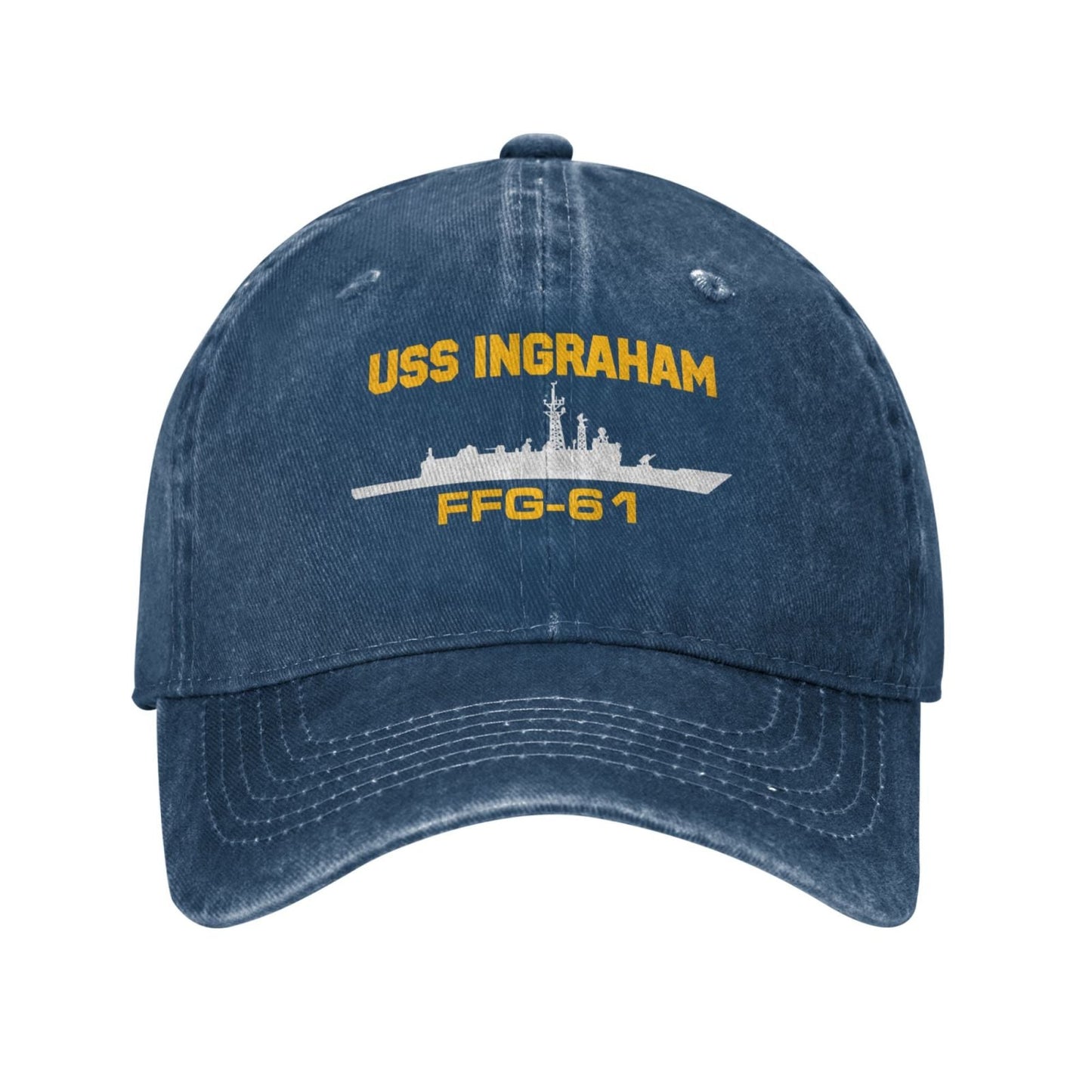 USS Ingraham (FFG-61) Printed unisex baseball cap adjustable cap veteran gift