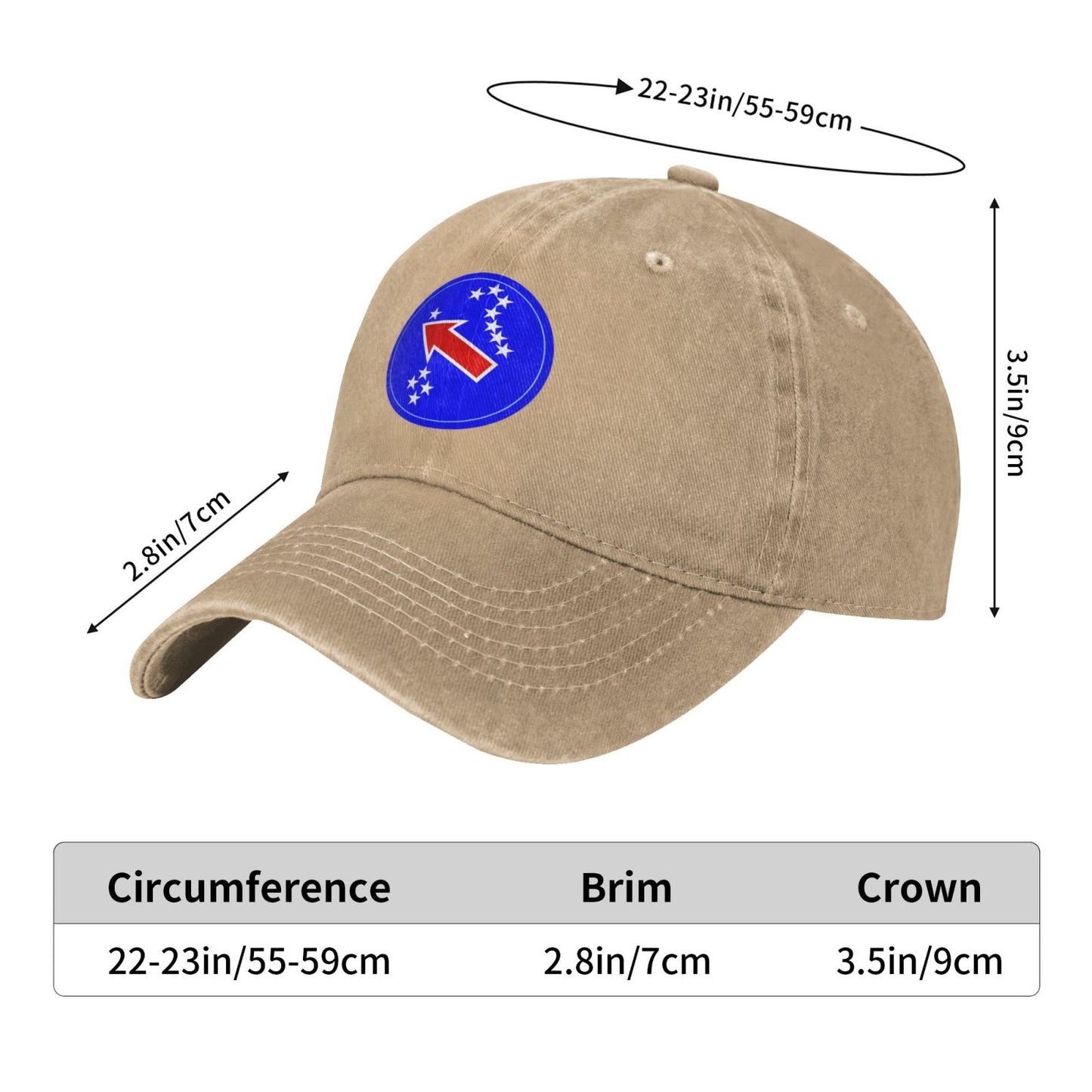 USARPAC Insignia Printing unisex baseball cap adjustable cap veteran gift