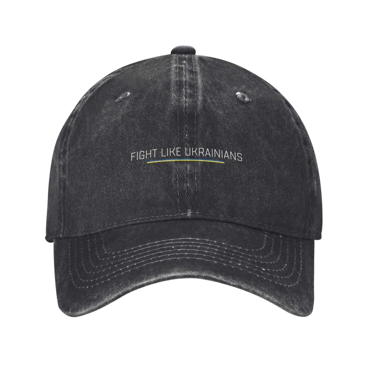 Fight Like Ukrainians Printed unisex baseball cap adjustable cap outdoor sunshade trucker hat