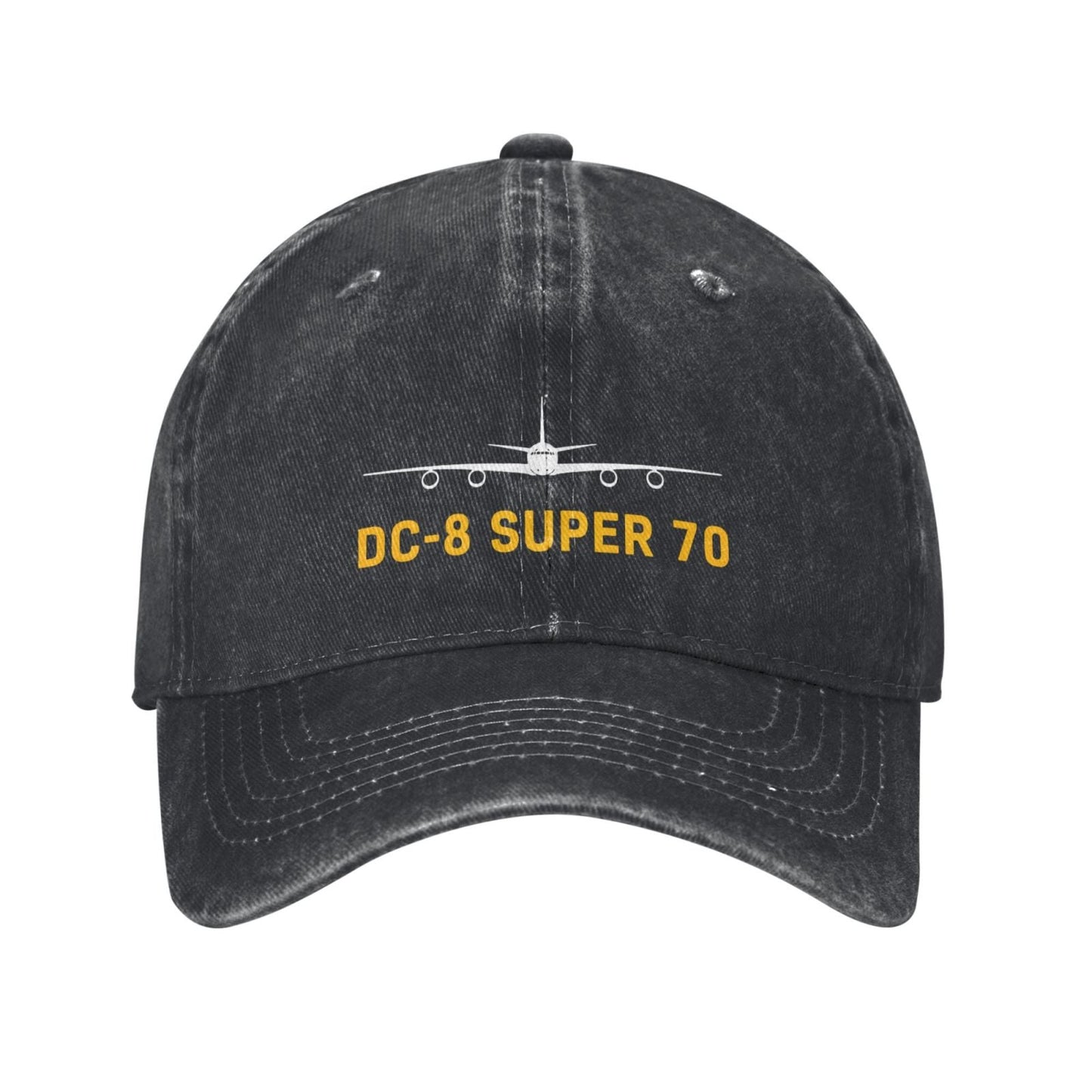 DC-8 Super 70 Printing unisex baseball cap adjustable hats Outdoor leisure hat veteran gift