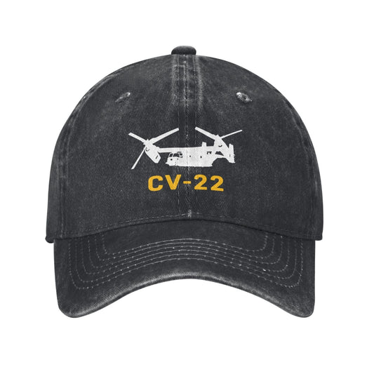 CV-22 Printing unisex baseball cap adjustable hats Outdoor leisure hat veteran gift